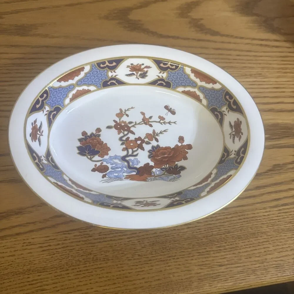 Spode Shima Fine bone china 9”oval Vegetable Bowl Y8172-E RARE READ